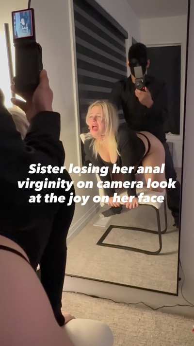 Sister losing her anal virginity