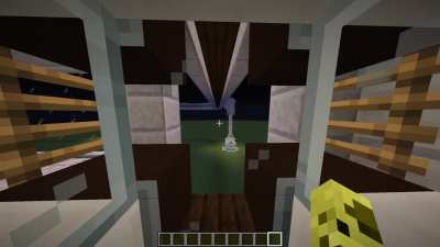 Monorail I Made with the Create Mod