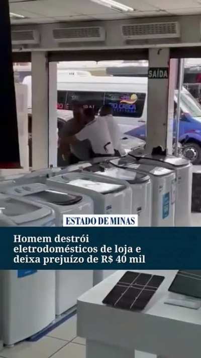 quebra quebra em loja