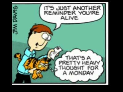 My attempt at making Microsoft Sam read a a Garfield comic strip.