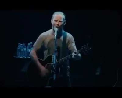 Corey Taylor giving in to the fans and singing the SpongeBob theme song.