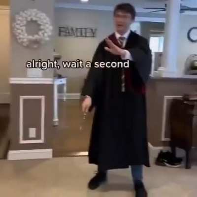 Magic is prohibited outside Hogwarts