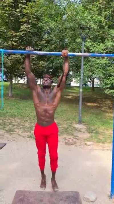 One of the cleanest muscle-ups