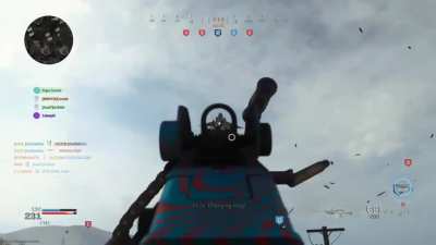 When you try to be a good teammate who takes down air support...