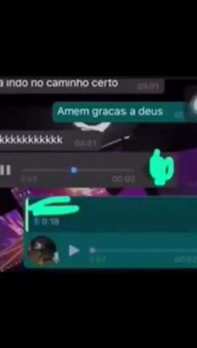 Concordo com ele
