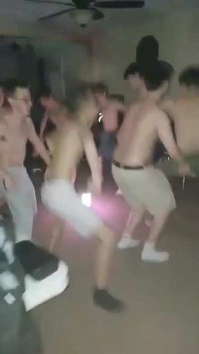 They had socks on, no homo