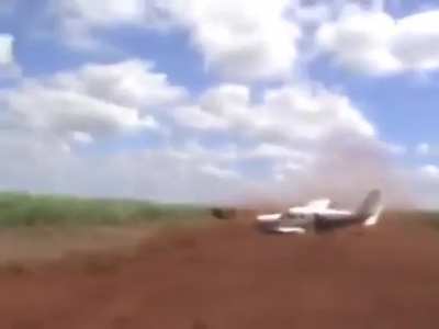 Brazilian police chasing smuggler's aircraft