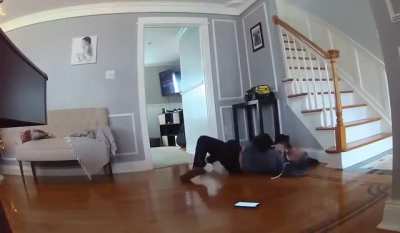 WCGW Phone skateboarding in the living room