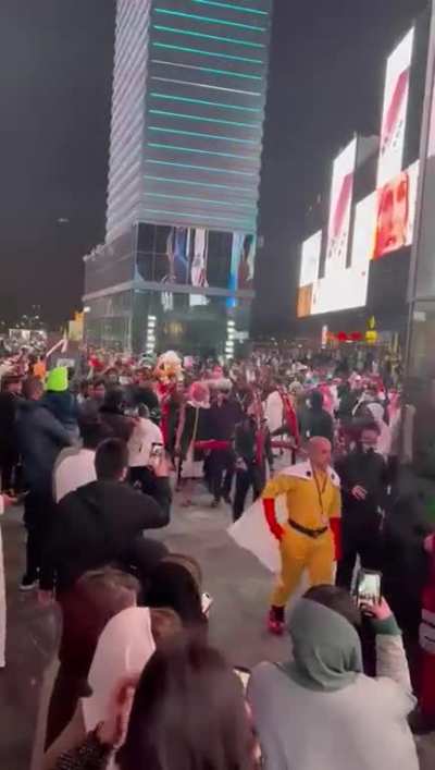 Saudi otakus/weeb in the Boulevard City yesterday