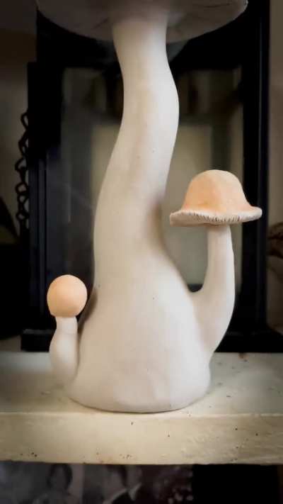 Rate my cubensis incense burners . Would you recognize them as what I sculpted them to be ? Where can I improve ( features I missed)
