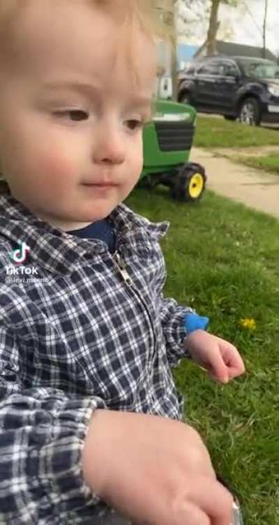 A child is interrogated intensely about his diet