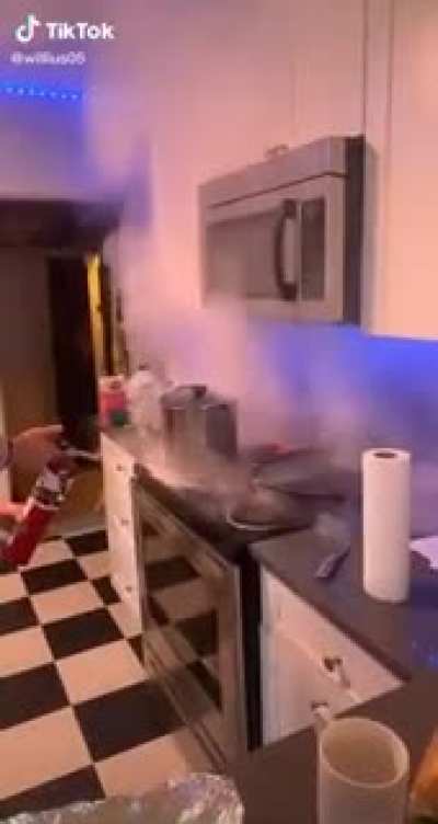 Don’t spill Everclear on the stove