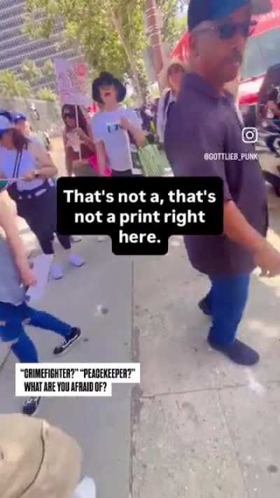 Fuckers keep forgetting to shave their goatees before going undercover at the protest 😂