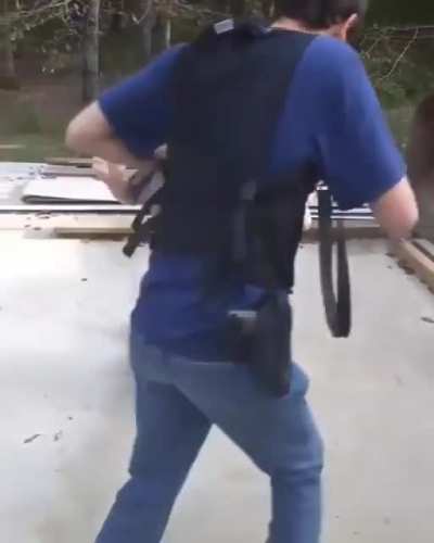Me practicing for milsim 😎