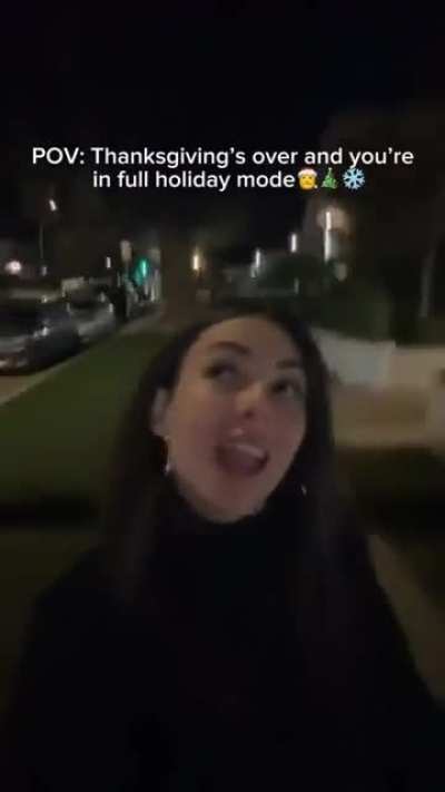 “POV: Thank<wbr>sgivi<wbr>ng’s over and you’re in full holiday mode” 11/29/2025