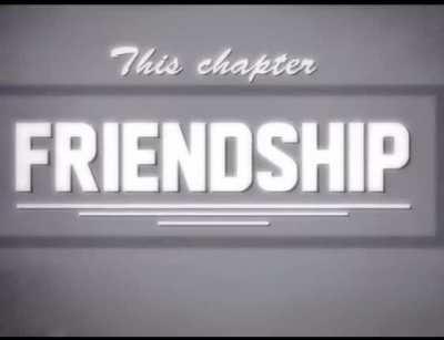 Friendship is a myth