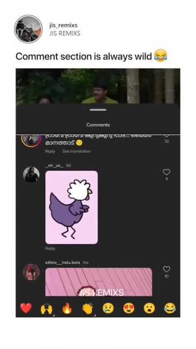 Comments passing the vibe check