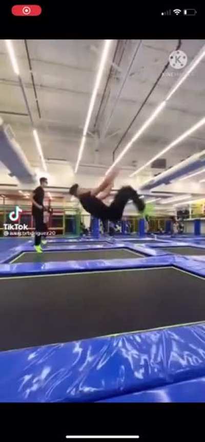 Walking onto somebody else’s trampoline