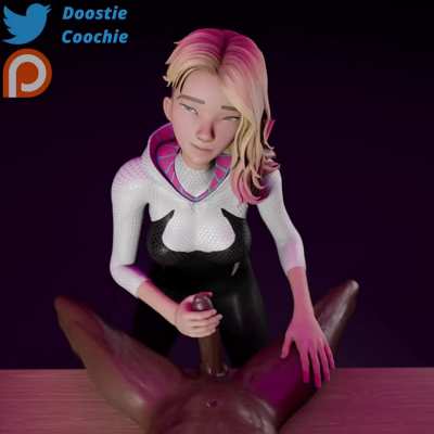 Spider-Gwen giving a handjob (Doos<wbr>tieCo<wbr>ochie<wbr>) [Marvel]