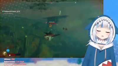 Shark girl experiences a meltdown