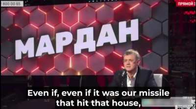 'It feels good!' Fascists on Russian TV are happy about bombing Dnipro on 14.01.2022