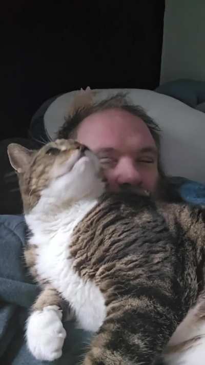 Ollie, my snuggle buddy