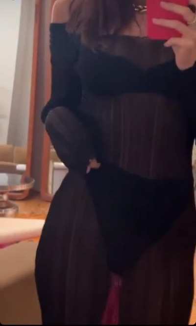 body from her IG story