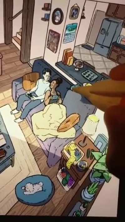How this digital art was drawn