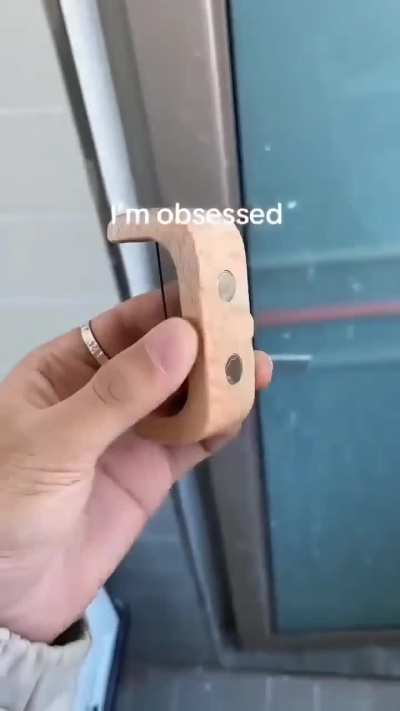 Magnetic Wooden Door Bell Chime