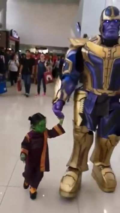 The best father and daughter cosplay.