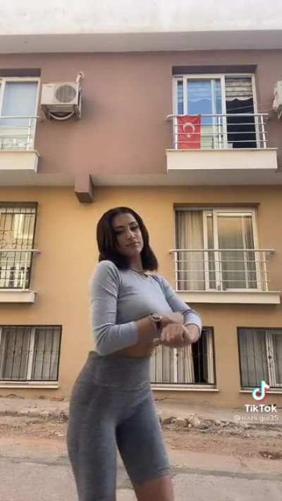 Slim busty Turk