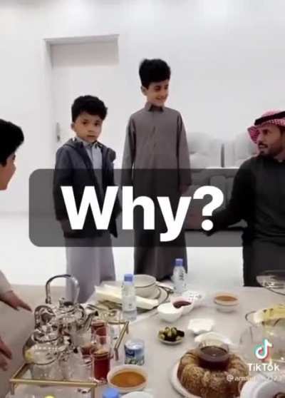 The kind-hearted boy thinks of his mother, who spends all her time in the kitchen.