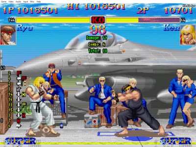 Doing a fighting game combo for everyday of 2026 Day 25: Super Street Fighter 2: Turbo