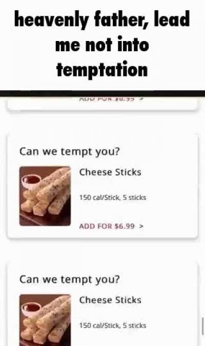 Can: we tempt you?