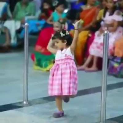 Such delightful dancing steps at such young age . Hope the new generation can uphold the same value . This was on wastapp