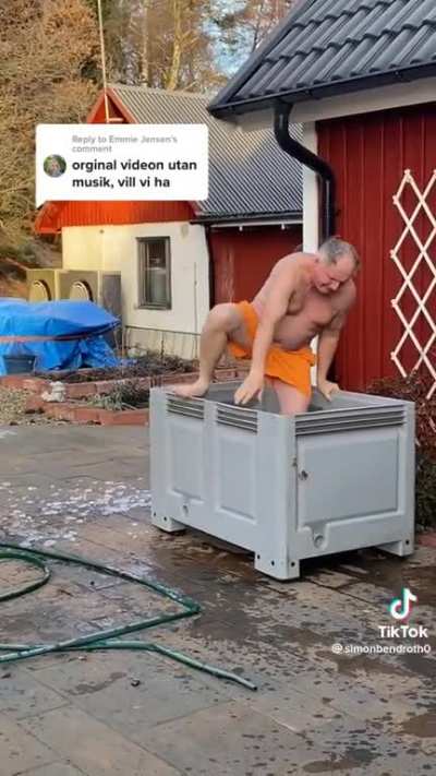 Must be a bit nippy