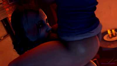 Lady Dimitrescu and Jill Valentine futa domination (gwsfm) [resident evil]
