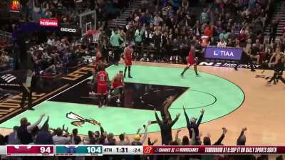 [Highlight] Mason Plumlee sends the Bulls home with a left-handed pullup jumper!