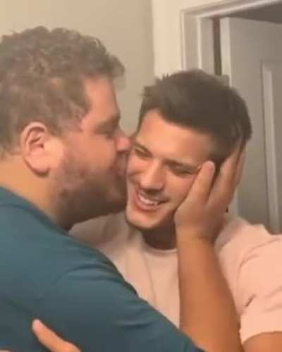 You don’t kiss your homies?