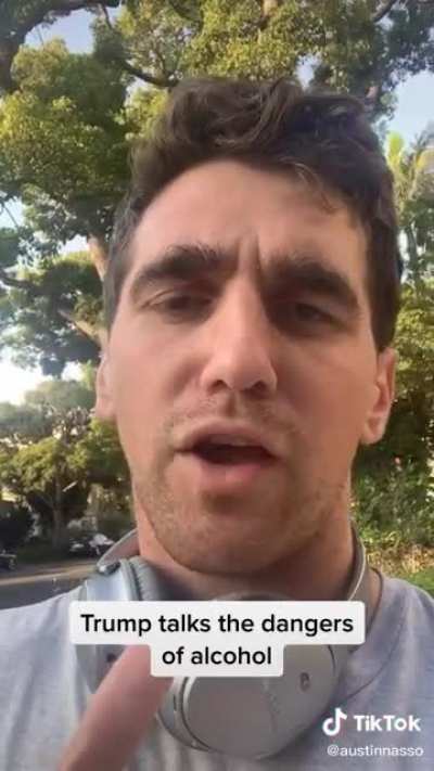 He does a better Trump than Trump