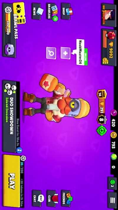 Flexing my brawl stars skins to you peasants