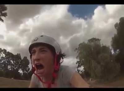Fuck you bike rider