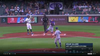[Highlight] Malachi Moore decides upon his own interpretation of the strike zone in SEA-TEX