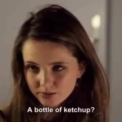 bottle of ketchup...