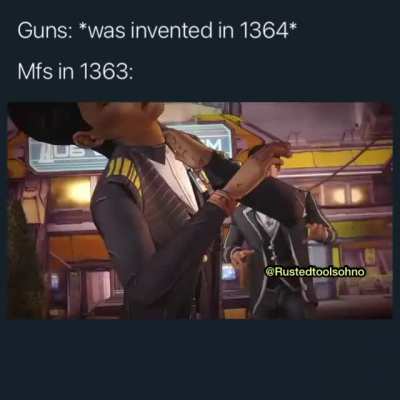 Bam the finger guns