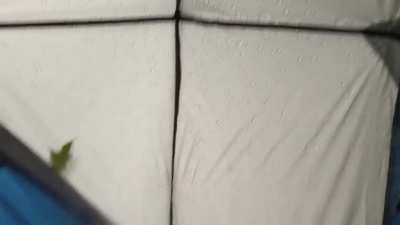 I'm my tent a few days ago. Haven't seen this perspectives in this sub.