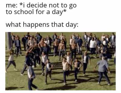 It always happens like this :(