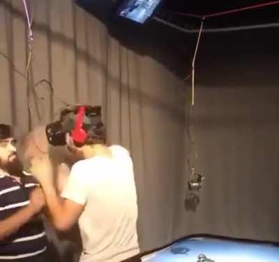 WCGW when you stay too close to a VR player