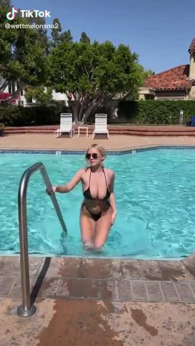 Bouncing Out Of The Pool @wettmelonsss