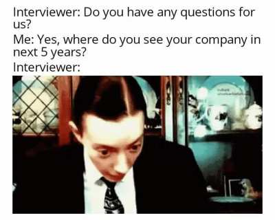 Why should interviewers have all the fun!